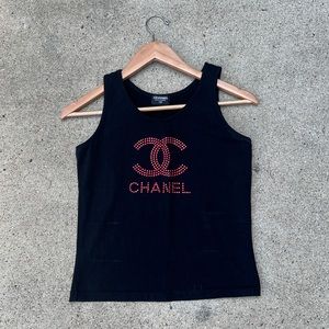Vintage Chanel Crop Tank Top SOLD